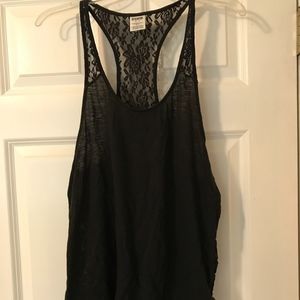 PINK | Lace Racerback Tank Top